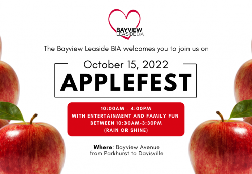 Bayview Leaside BIA Applefest 2022